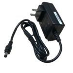 Standard US 2-prong plug with 4 ft cord to 2.1 mm barrel jack, center positive. 5V nominal, 4 Amp max, universal input voltage 110-250VAC