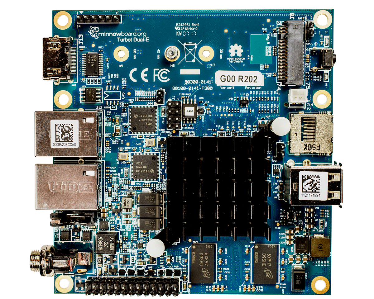 MinnowBoard Turbot Dual Ethernet Dual-Core