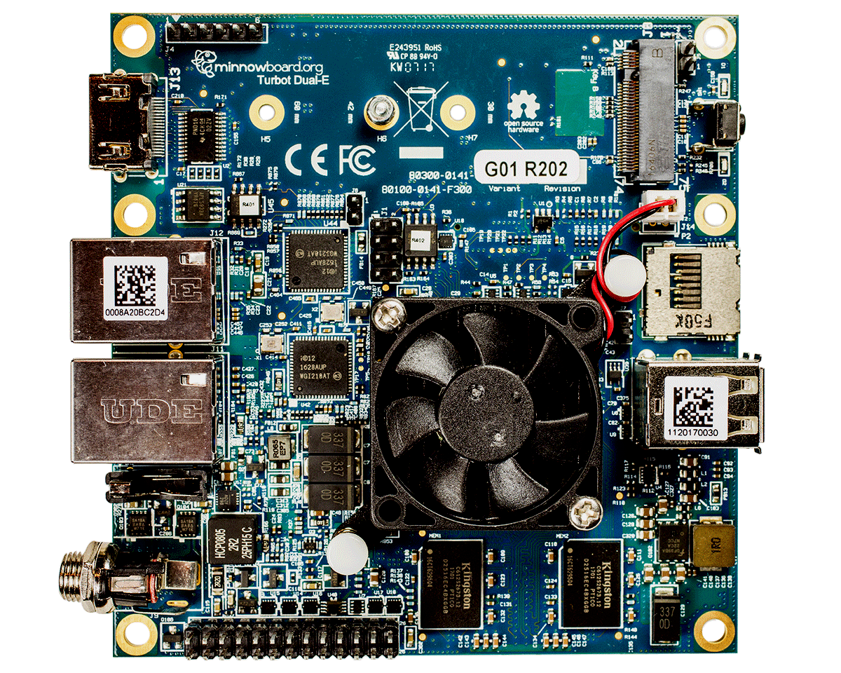 MinnowBoard Turbot Dual Ethernet Quad-Core